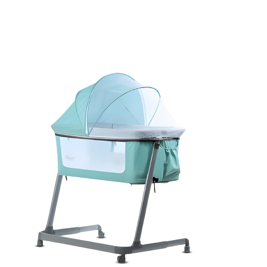 Cuna Colecho de Lujo «ZEPPELIN» Edición Limitada Sky Blue con Colchón